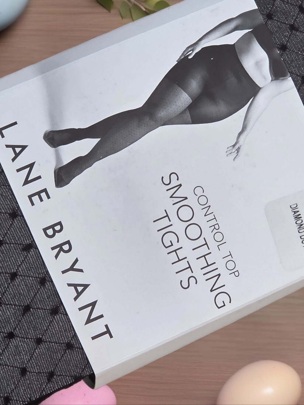 Lane Bryant Control Top Smoothing diamond dot Tights Women A/B fits 12-16